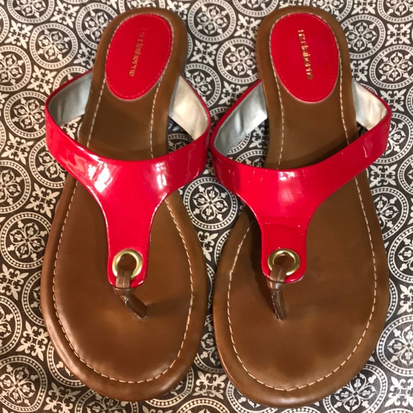 Liz Claiborne Shoes - Super cute Liz Claiborne red patent sandals